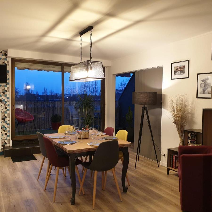 Coeur De Troyes T4 Terrasse 5Eme Etage Centre Ville Wifi Parking מראה חיצוני תמונה