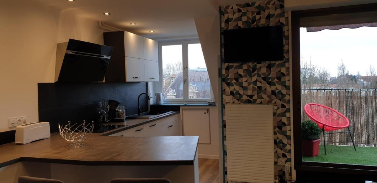 Coeur De Troyes T4 Terrasse 5Eme Etage Centre Ville Wifi Parking מראה חיצוני תמונה